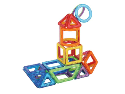 Lodër ndërtimi me magnet Magformers Basic Set 42, 42 copë, shumëngjyrëshe