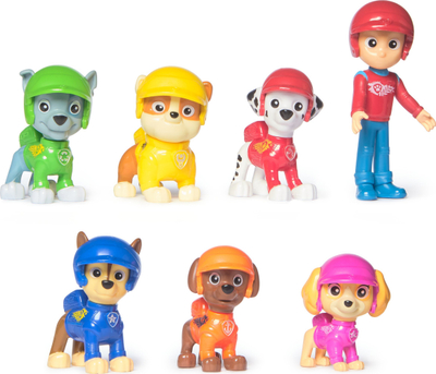 Set lodrash Paw Patrol Rescue Wheels, 7 figura aksioni, për kalamaj 3+