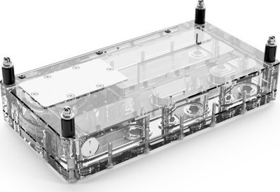 Water block Alphacool 15473, akrilik i tejdukshëm, për ftohje me ujë, transparent