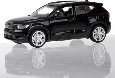 Maket makine Volvo XC40 Recharge, shkallë 1:32, me drita dhe zë, e zezë