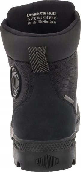 Çizme Palladium Pampa SC WPN, që s’i hyn uji, për burra, të zeza