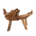Ulëse druri teak natyral 120×88×80 cm (HM9348)