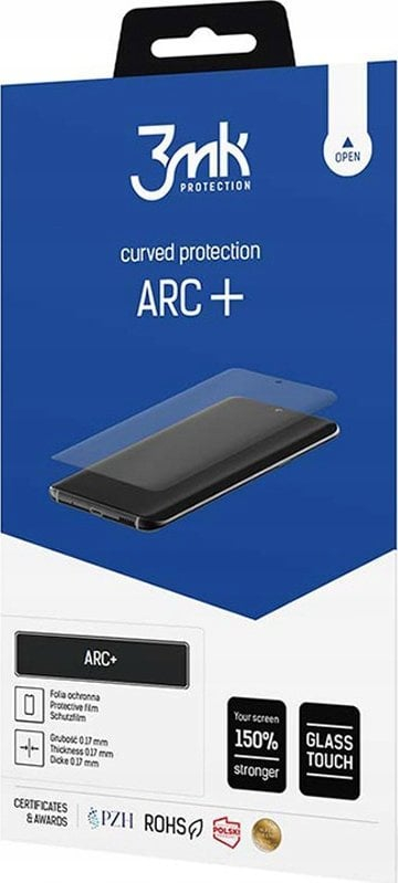 Foli mbrojtëse ekrani 3mk Arc+ për Honor Magic5 Pro, transparente