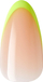 Set manikyri KISS French Color Hype, thonj artificialë, nuancë rozë