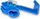 Lidhës kabllosh EPM Clamp Connector, 2x1.0-2.5mm², PVC, blu