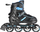 Patina 2 në 1 Nils Extreme NH18191, e rregullueshme 39-43, rrota PU, e zezë