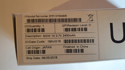 Bateri rezervë GTS H4090 LI 2X, për Motorola Symbol WT4090 WT41N0