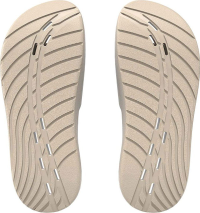 Shapka për goca Speedo Slide Tan, të lehta, thahet shpejt, ngjyrë bezhë