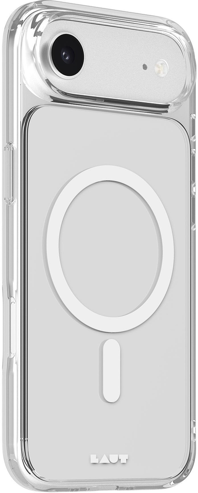 Këllëf telefoni Laut Crystal Fluro për iPhone 17 Pro, me MagSafe, transparent me të zi