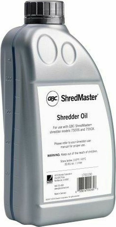 Масло за одржување за сечко за хартија GBC Shredmaster 7000 Series, 1L, транспарентно
