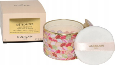 Puder fiksues GUERLAIN Meteorites Illuminating Powder Pearls 02 Cool, ndriçues, 0.7oz