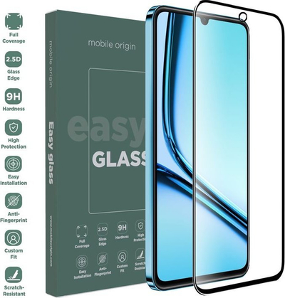 Xham mbrojtës Mobile Origin EasyGlass për Realme Note 50, double strong, transparent