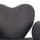 Kolltuk ngrënieje Hartt 84x74x87Hcm (HM9777.01), gri
