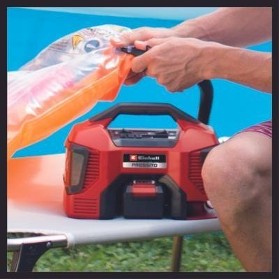 Kompresor pa kabllo Einhell Pressito 18/21, 10.5 bar, 21 l/min, i kuq e zi