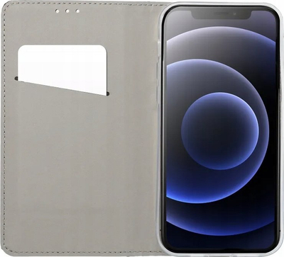 Këllëf libër për telefon Infinix Hot 30, me magnet, me stand, i zi