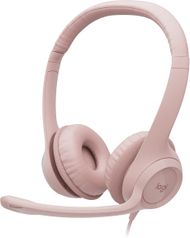 Kufje Logitech H390, rozë