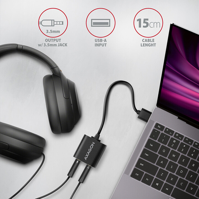 Kartë zëri e jashtme AXAGON ADA-12 USB2.0