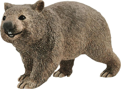 Figurinë Schleich Wombat, plastik, kafe