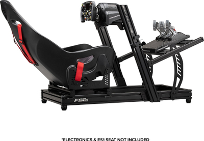 Кокпит за симулација Next Level Racing F-GT Elite Lite, преден и страничен монтажен систем, алуминиум