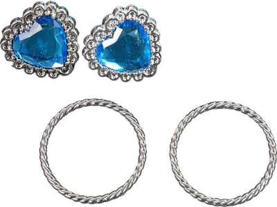 Set lojrash princeshë Little Princess Blue Crown, aksesorë karnavalesh, i kaltër