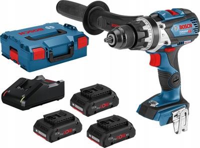 Çekiç-puter pa kabllo Bosch GSB 18V-110 C, 18V, 3x ProCORE18V 4.0Ah, blu