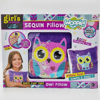 Jastëk dekor me huta Woopie Art & Fun