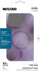 Kase Incase Halo Fitted Hard Shell me MagSafe për iPhone 16 Pro Max, Oil Slick Lilac
