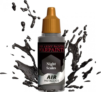 Bojë akrilike metalike për airbrush Army Painter Warpaints Air Night Scales, 18 ml, blu metalike