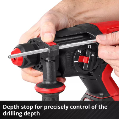 Çekiç-shpuese pa kabllo Einhell Professional TP-HD 18/22 D Li BL 18V, brushless, SDS Plus, me kuti, pa bateri, pa karikues