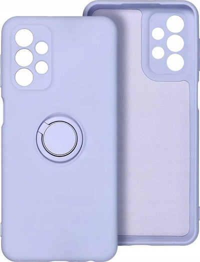 Futrollë silikoni Futera për Samsung Galaxy A25 5G, me unazë, vjollcë