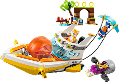 Lodër ndërtuese LEGO Sonic Tails Adventure Boat 76997, set me varkë, 8+, shumëngjyrëshe