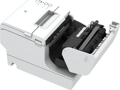 Printer POS Epson TM-H6000V-213, dot matrix, MICR, i bardhë