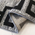 Tapet Soho Rug 04, 160 x 220 cm, me motiv grek, gri