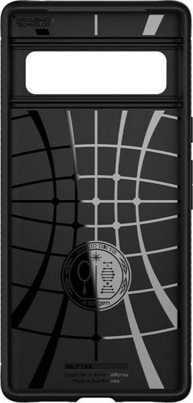 Maskë telefoni Spigen Rugged Armor për Google Pixel 6 Pro, mbrojtëse, rri mirë me karikim wireless, e zezë