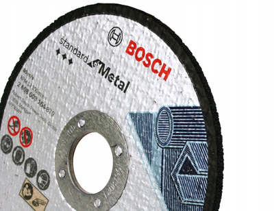 Disk prerës për metal Bosch Standard, 115mm, 2.5mm, hapje 22.23mm