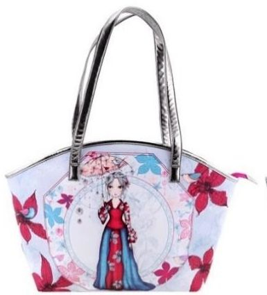 Çantë shëtitjeje Santoro Curved Shopper Parasol, me dizajn Mirabelle, shumëngjyrëshe