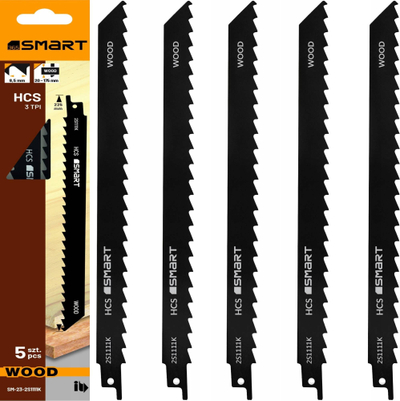 Teh sharre reciproke SMART365 225mm, për hekur edhe dru, pako me 5 copë