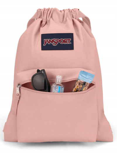 Çantë shpine JanSport Drawsack, 14L, poliestër i ricikluar, rozë