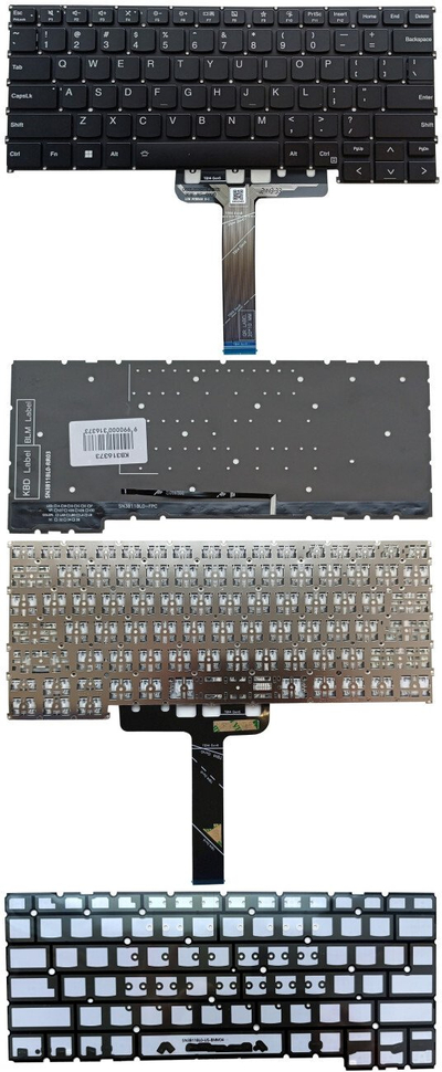 Tastierë laptopi Lenovo ThinkBook 14 G6 IRL, me ndriçim, layout US, e zezë