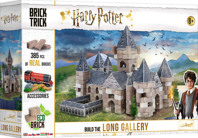 Set ndërtimi Trefl Brick Trick Harry Potter Long Gallery, 385 copa, 8+, me shumë ngjyra