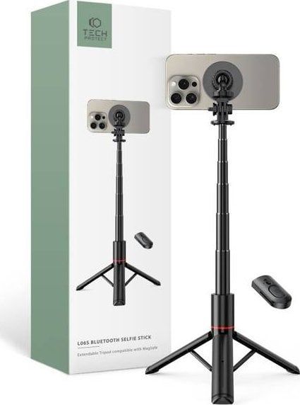 Selfie stick tripod Tech-Protect L06S, Bluetooth, MagSafe, i zi