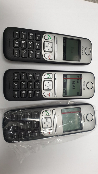 Telefon pa tel Gigaset A690A, analog DECT, me shfaqje numri, i zi