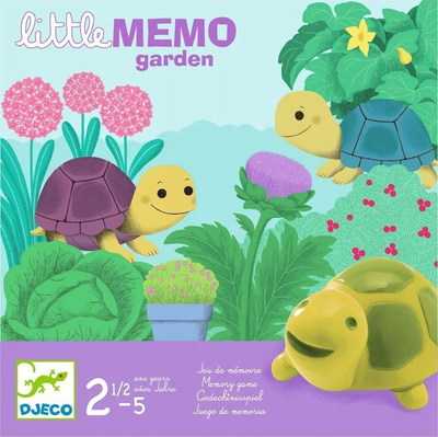 Lojë memorie Fat Brain Toys Little Memo Garden, për fëmijë 3 5 vjeç, shumëngjyrëshe