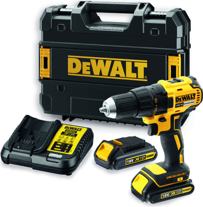 Makinë shpimi Dewalt DCD777 18V me 2 bateri 1.5Ah