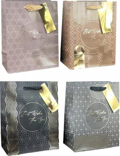 Qese dhuratash W&amp;k Gift Bag S, 23x18x10 cm, me dizajne të ndryshme