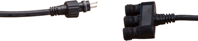 Kabllo shpërndarëse Heissner Smart Lights Distributor Connector 2B, 10m, për ndriçim kopshti, e zezë