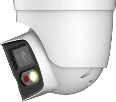 Kamerë sigurie Dahua IPC-PDW3849P-A180-E2-as-PV-0280B, kënd 180°, Dual Light TiOC, e bardhë