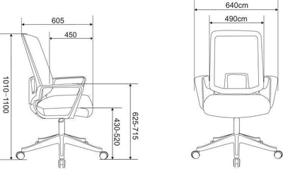 Karrige zyre ergonomike Ertusolid AMO70+, mekanizëm TILT, mbështetëse rrjete, gri mélange