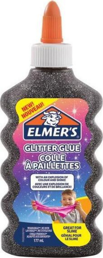 Ngjitës me shkëlqim Elmers, 177 ml, i zi