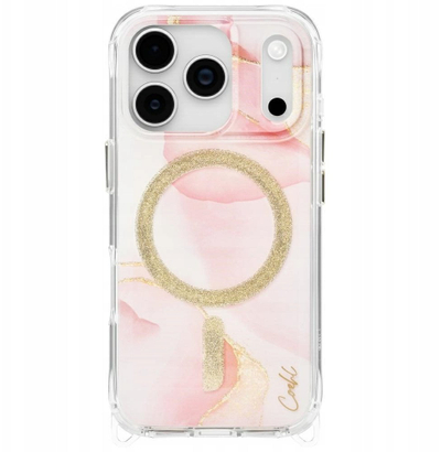 Mbrojtëse telefoni Uniq Coehl Aeris për iPhone 17 Pro, me karikim magnetik, rozë